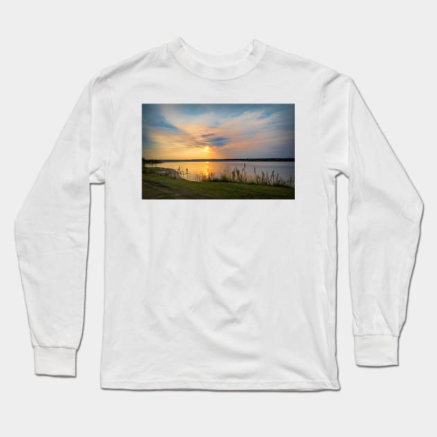 Sunrise at the Lake by Debra Martz Long Sleeve T-Shirt by Debra Martz